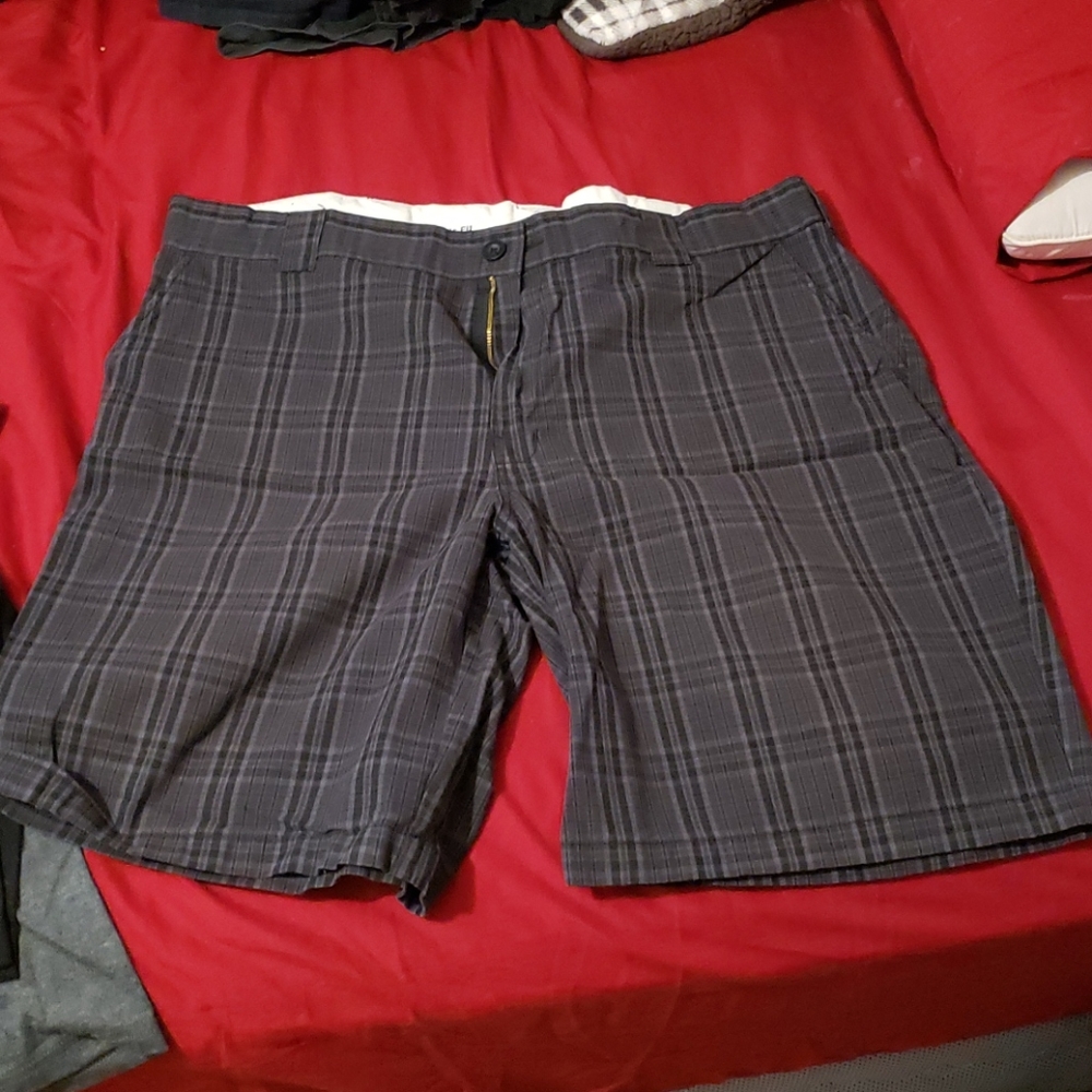 Plaid dickies shorts